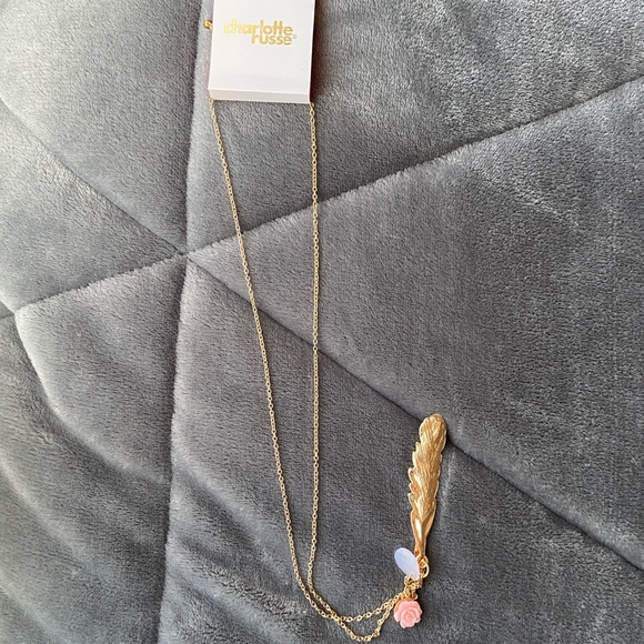 Charlotte Russe Jewelry - Charlotte Russe Feather Necklace